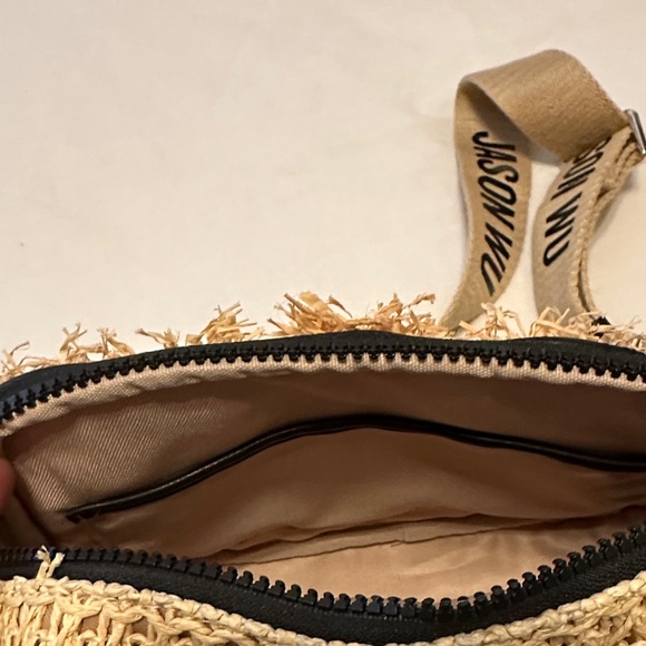 Jason Wu Woven Beige and Black Crossbody - Picture 6 of 8